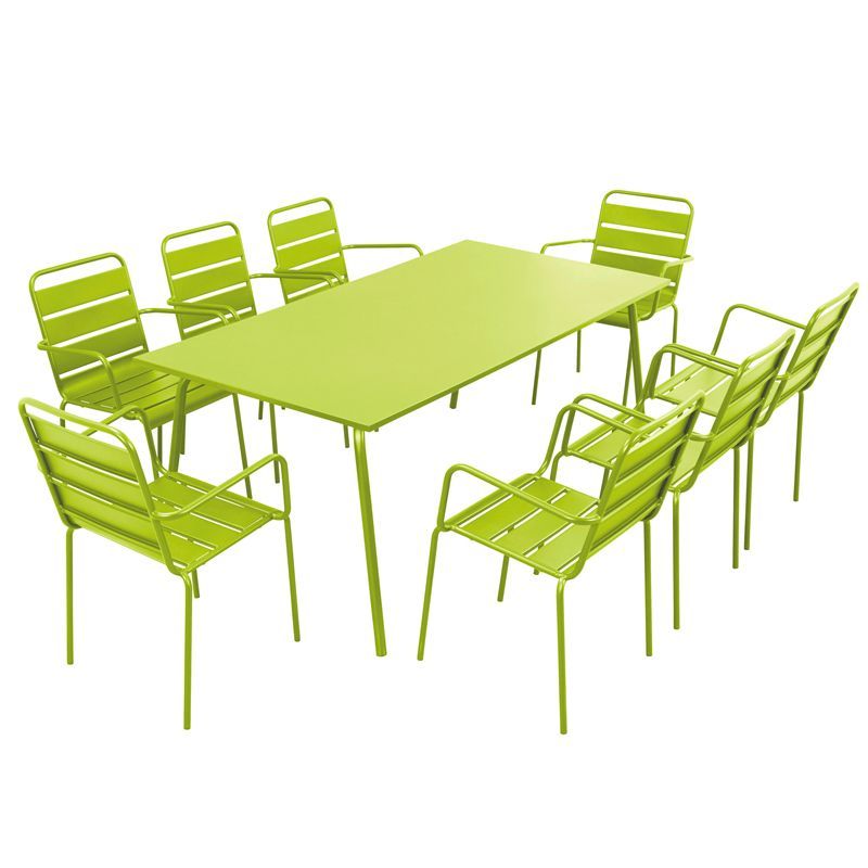Un salon de jardin haut en couleur - Oviala Un salon de jardin haut en couleur - Oviala