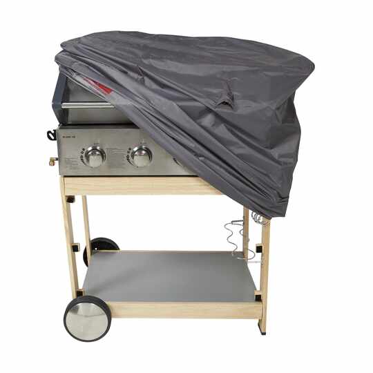 Housse barbecue grise 102x46x92 cm | Oviala