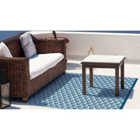 Tapis extérieur PVC bleu Tapis extérieur PVC bleu