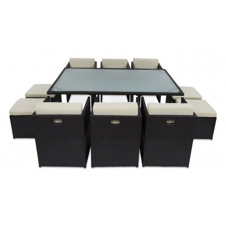 Table et chaise de jardin encastrables Table et chaise de jardin encastrables