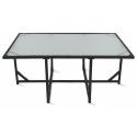 Table salon jardin plateau verre Table salon jardin plateau verre