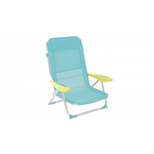 Siège de plage bleu