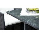table de jardin carrée avec plateau en verre securit table de jardin carrée avec plateau en verre securit