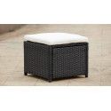 Pouf de jardin résine tressée Pouf de jardin résine tressée