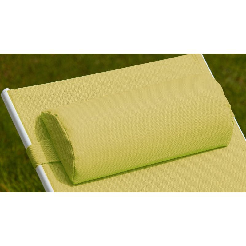 Coussin bain de soleil vert