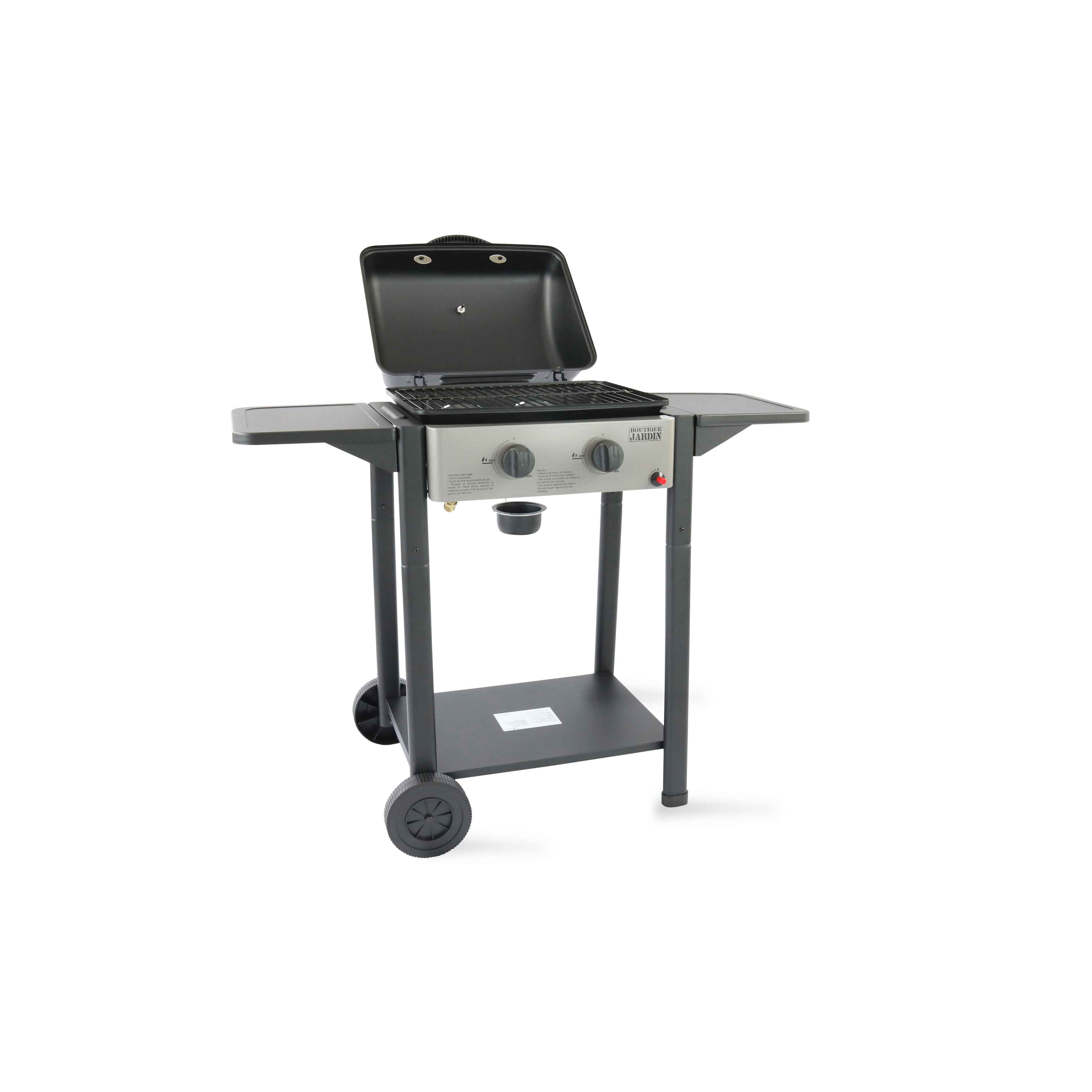 Barbecue gaz 2 brûleurs Barbecue gaz sur chariot Grill Pro OMC