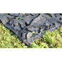 Filet de camouflage avec attache ignifugé - noir Filet de camouflage avec attache ignifugé - noir