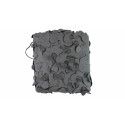 Filet de camouflage avec attache ignifugé - noir Filet de camouflage avec attache ignifugé - noir