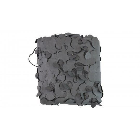 Filet de camouflage avec attache ignifugé - noir