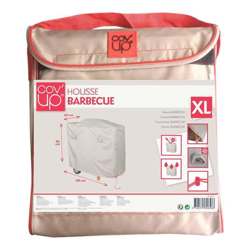 Housse de protection pour barbecue XXL 150 x 60 cm