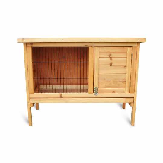 Abri en bois pour rongeurs ou lapins