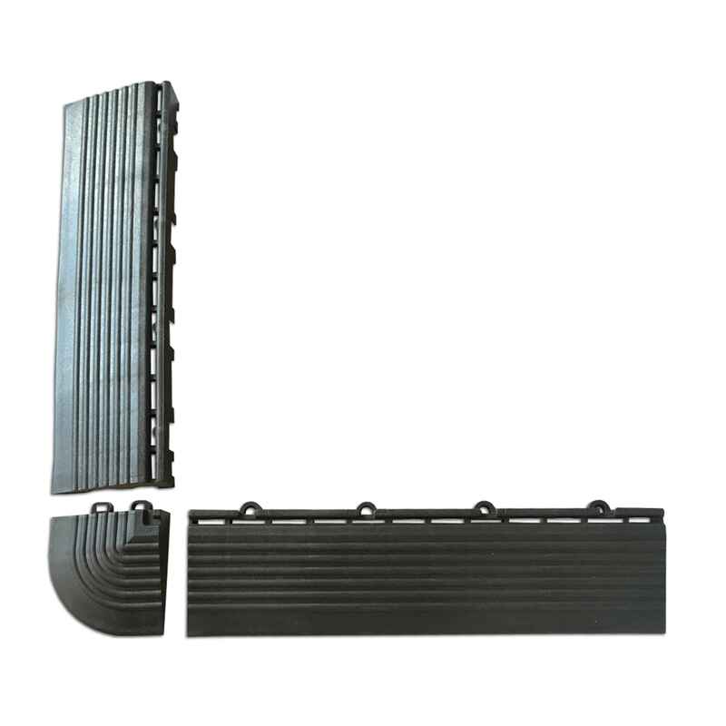 Coins et bordures pour dalles clipsables verts