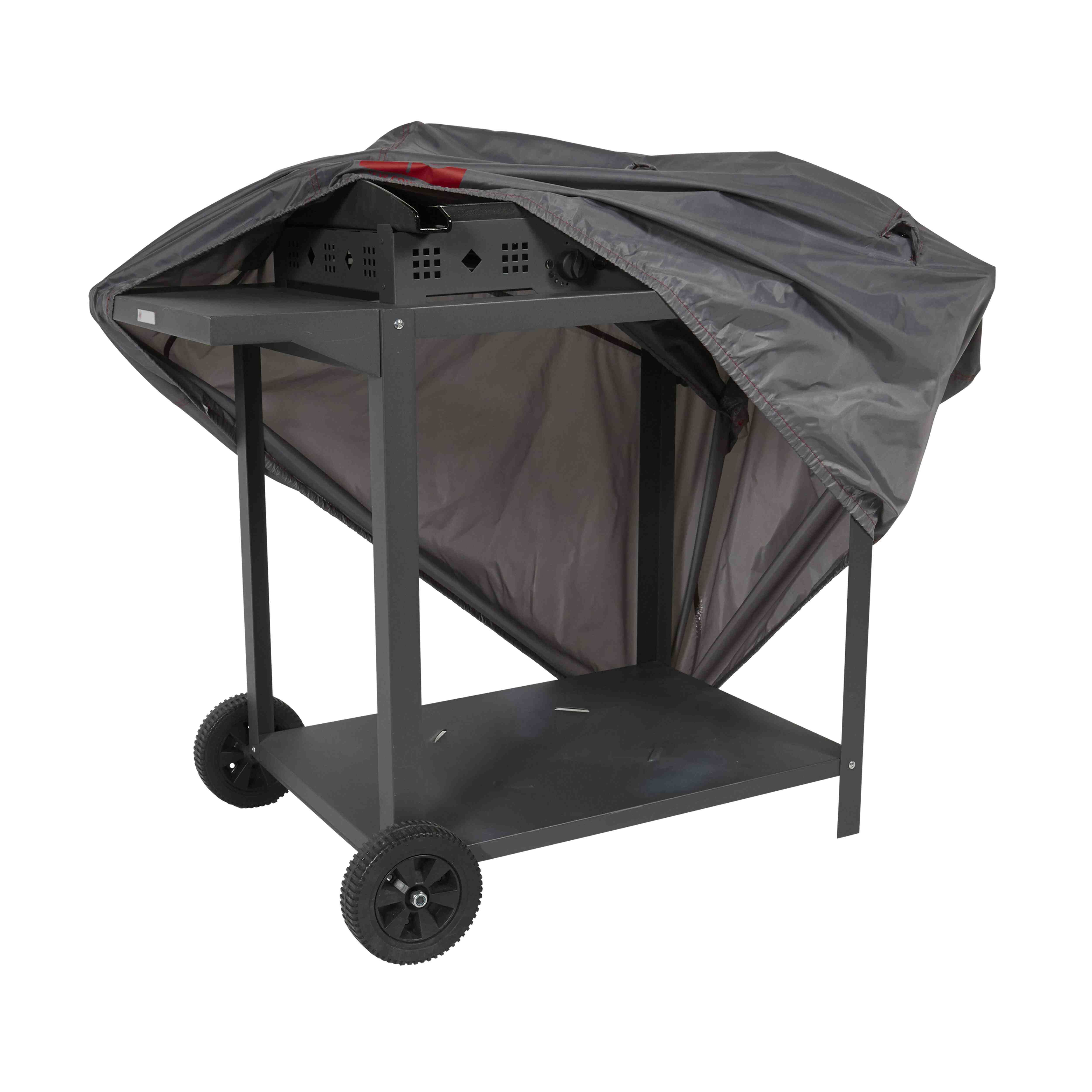 Housse barbecue rectangulaire 110 x 58 x 60 cm grise