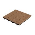 Dalle de terrasse clipsable en bois composite Dalle de terrasse clipsable en bois composite