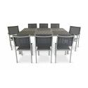 Table mobilier jardin aluminium 8 places Table mobilier jardin aluminium 8 places