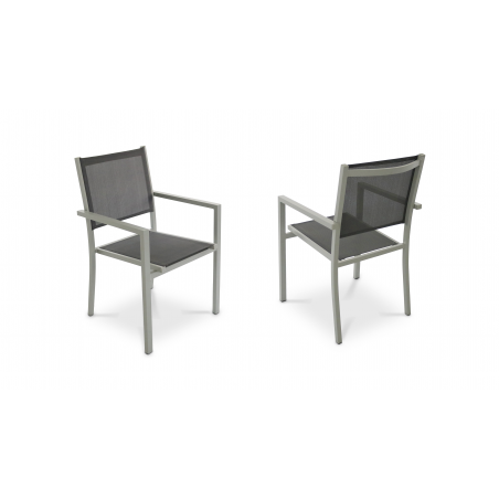 Fauteuils de jardin empilables Oviala Fauteuils de jardin empilables Oviala