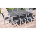 Table jardin aluminium et 8 fauteuils jardin Table jardin aluminium et 8 fauteuils jardin