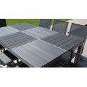 Grande table jardin aluminium bois composite Grande table jardin aluminium bois composite
