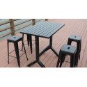 Table de bar et 4 tabourets mobilier jardin Table de bar et 4 tabourets mobilier jardin