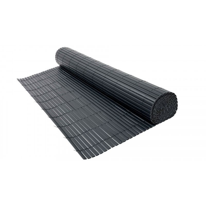 Canisse PVC double face 1600 g/m² gris anthracite Canisse PVC double face 1600 g/m² gris anthracite