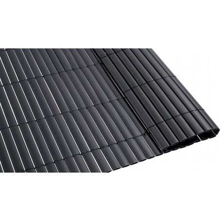 Canisse PVC double face 1600 g/m² gris foncé Canisse PVC double face 1600 g/m² gris foncé
