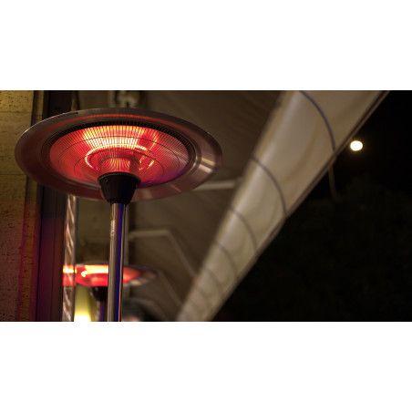 Le parasol chauffant électrique