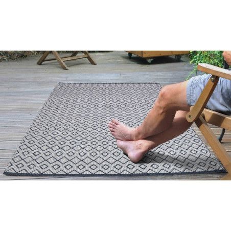 Tapis extérieur et intérieur bleu marine