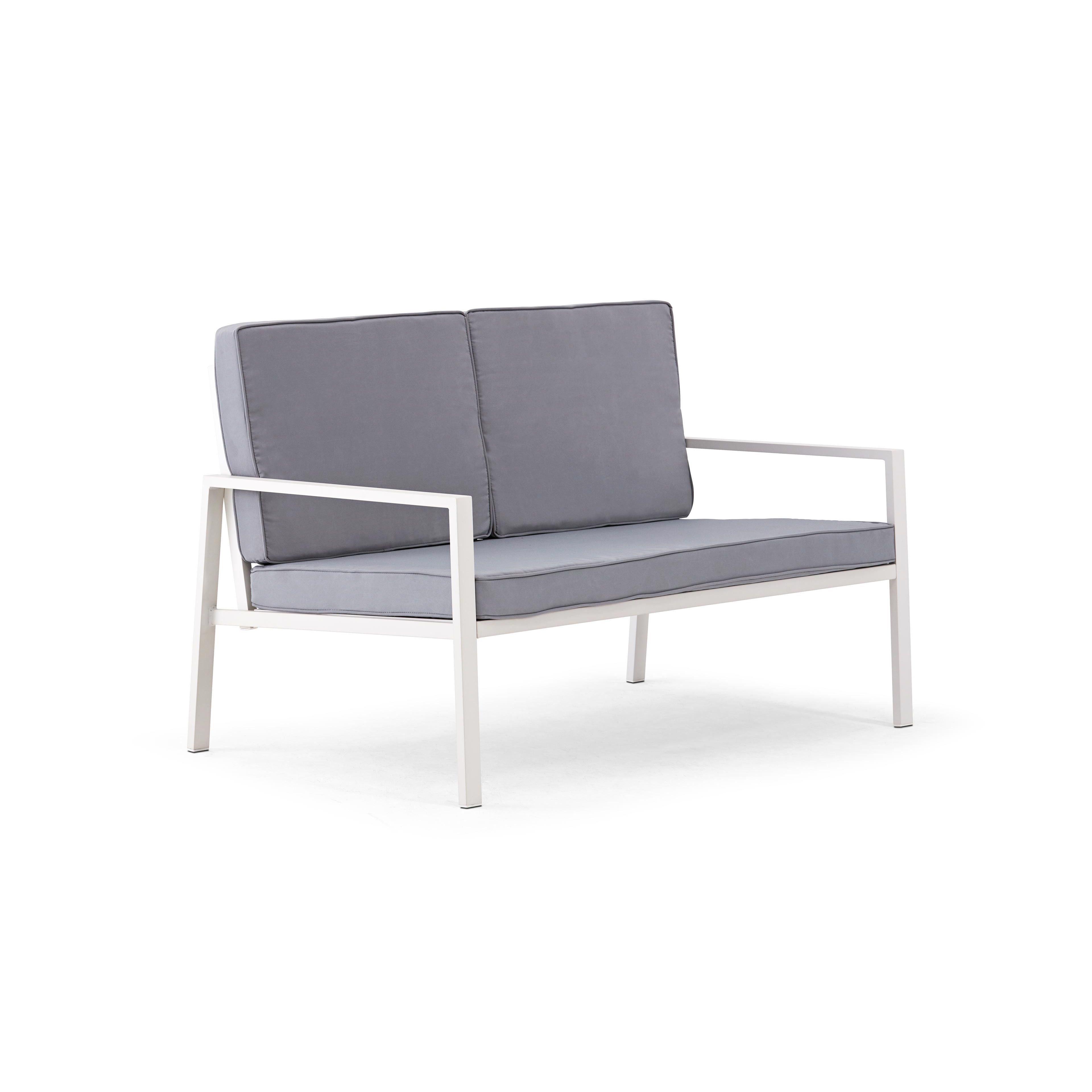 Salon jardin 4 places aluminium | Oviala