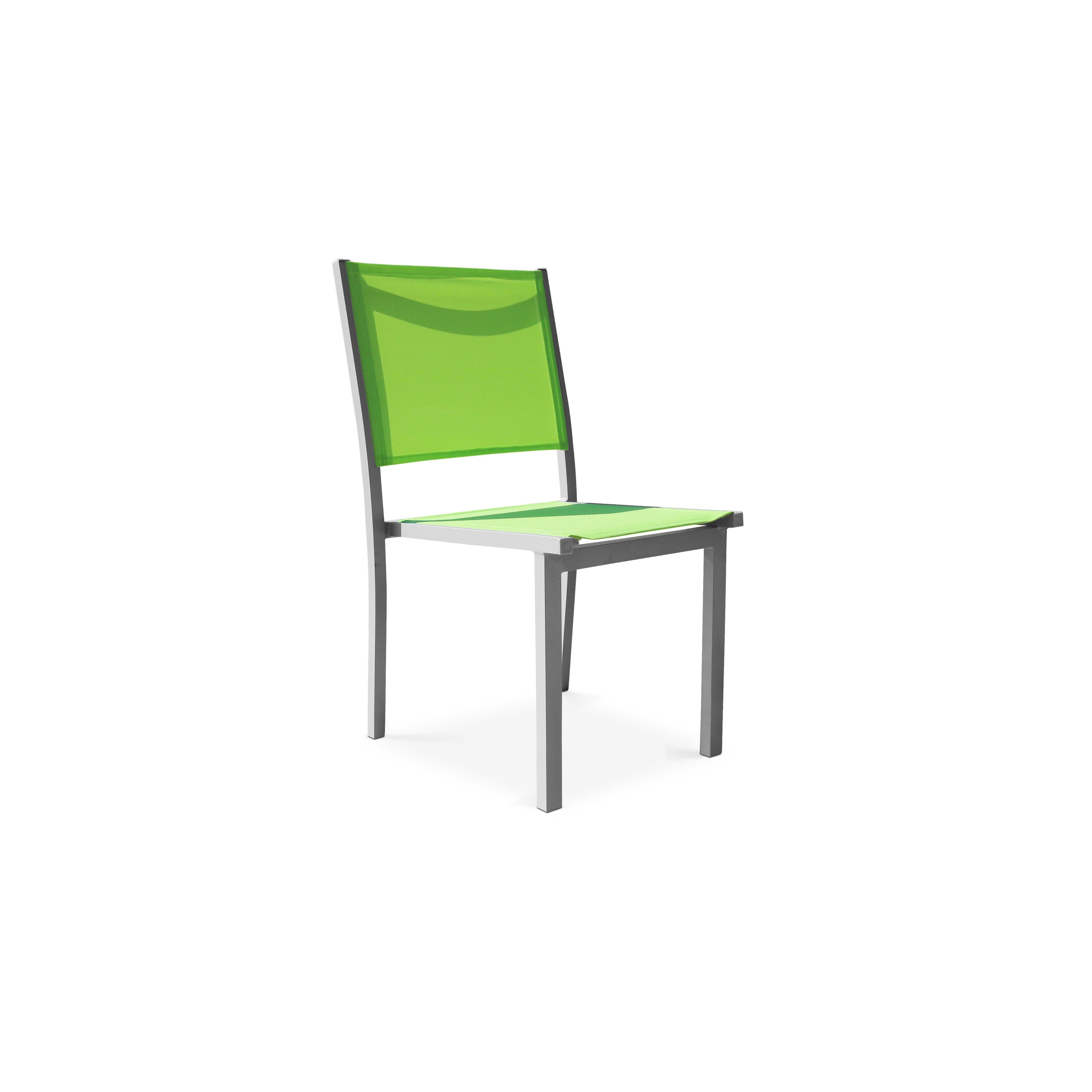 Chaises de Jardin Vertes Empilables Ajaccio