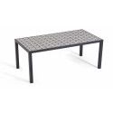 Table de jardin en céramique 8 places motif Cross Table de jardin en céramique 8 places motif Cross
