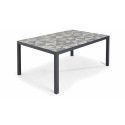 Grande table de jardin en céramique motif Diamond Grande table de jardin en céramique motif Diamond