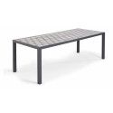 Table de jardin avec plateau céramique motif tripod Table de jardin avec plateau céramique motif tripod