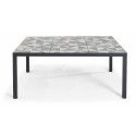 Table de jardin en céramique motif Diamond 10 personnes Table de jardin en céramique motif Diamond 10 personnes