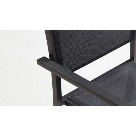 Zoom accoudoirs chaise jardin TIVOLI Zoom accoudoirs chaise jardin TIVOLI