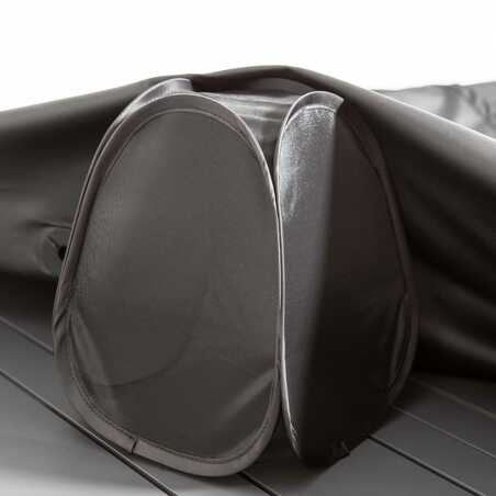Housse de table de jardin noire 200 x 130 cm | COV'UP