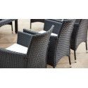 Lot de 4 fauteuils de jardin résine | HENDAYE Lot de 4 fauteuils de jardin résine | HENDAYE
