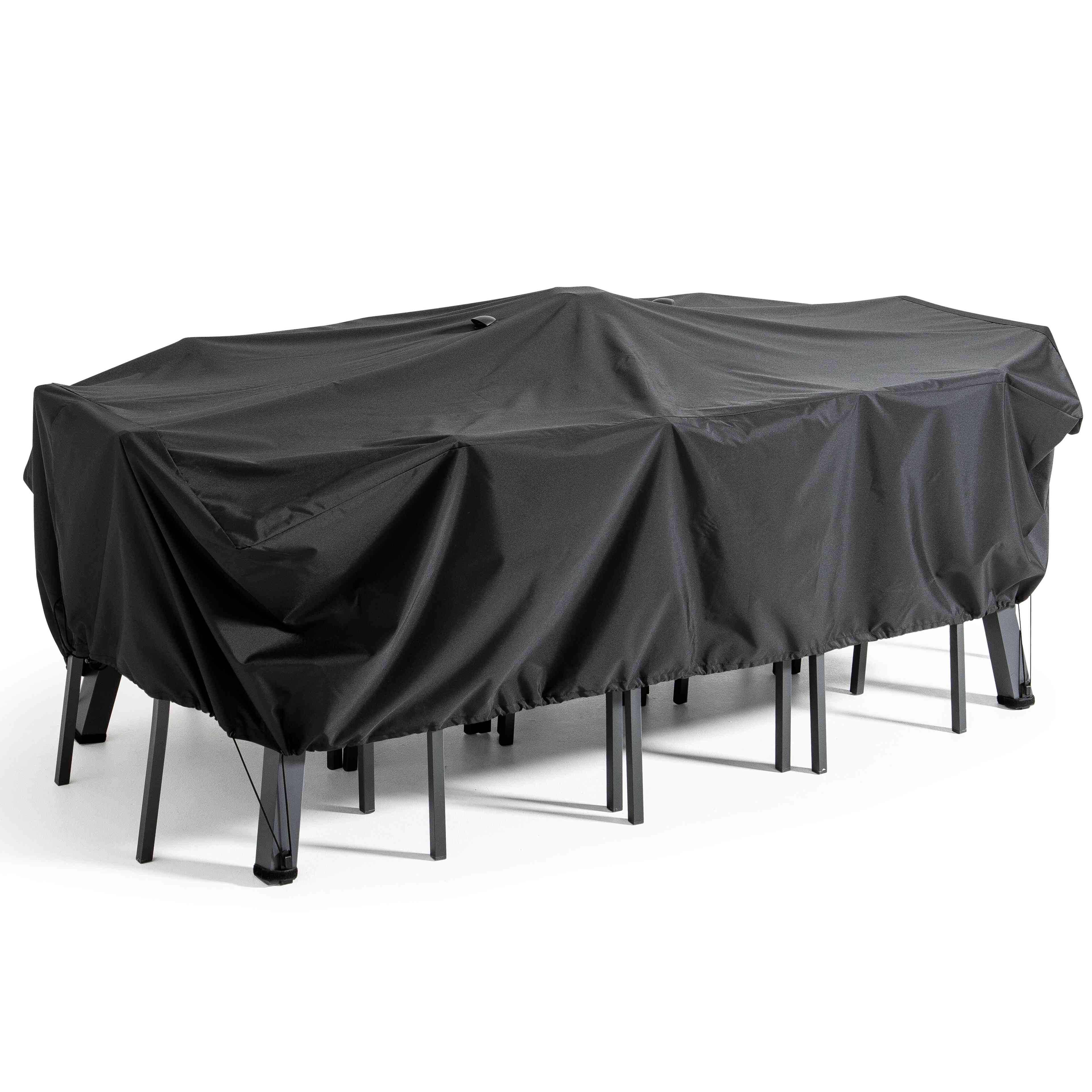 Housse de salon de jardin noire 240 x 130 x 60 cm  Oviala