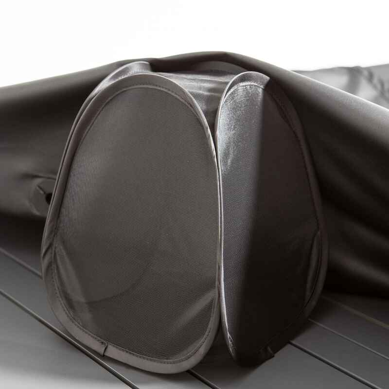 Housse de table de jardin noire 170 x 110 cm