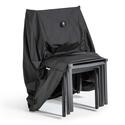 Housse de protection chaise de jardin noire Housse de protection chaise de jardin noire