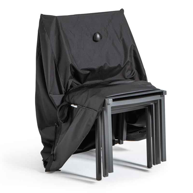 Housse de protection chaises de jardin noire