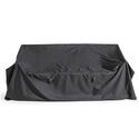 Housse de canapé extérieur noire 230 x 90 x 60 cm