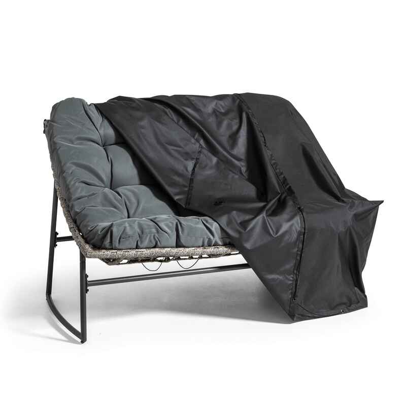 Housse de canapé extérieur noire 170 x 90 x 60 cm