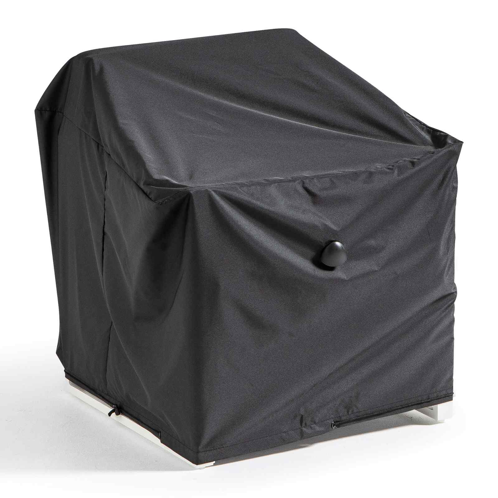 Housse de fauteuil de jardin noire 75 x 75 x 60 cm
