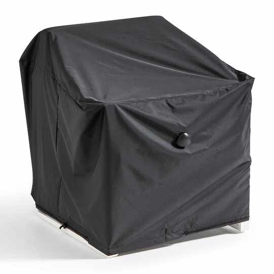 Housse de fauteuil de jardin noire 75 x 75 x 60 cm