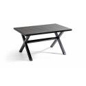 Table de jardin en aluminium et polywood 140x90x73cm Table de jardin en aluminium et polywood 140x90x73cm