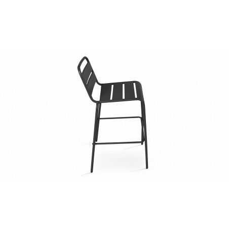 Tabouret style industriel avec dossier Tabouret style industriel avec dossier