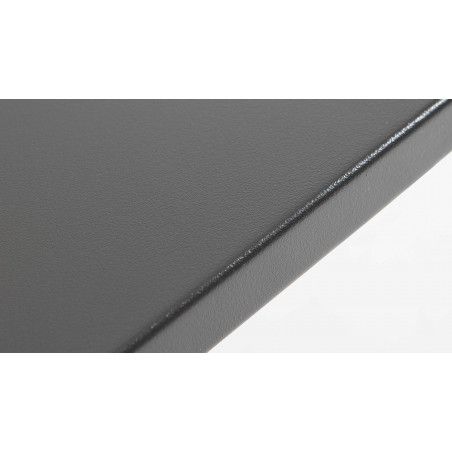 Table design en métal gris Table design en métal gris