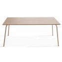 Table de jardin design en métal Table de jardin design en métal