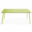Table de jardin en métal 180x90 cm et 6 chaises (1/9)