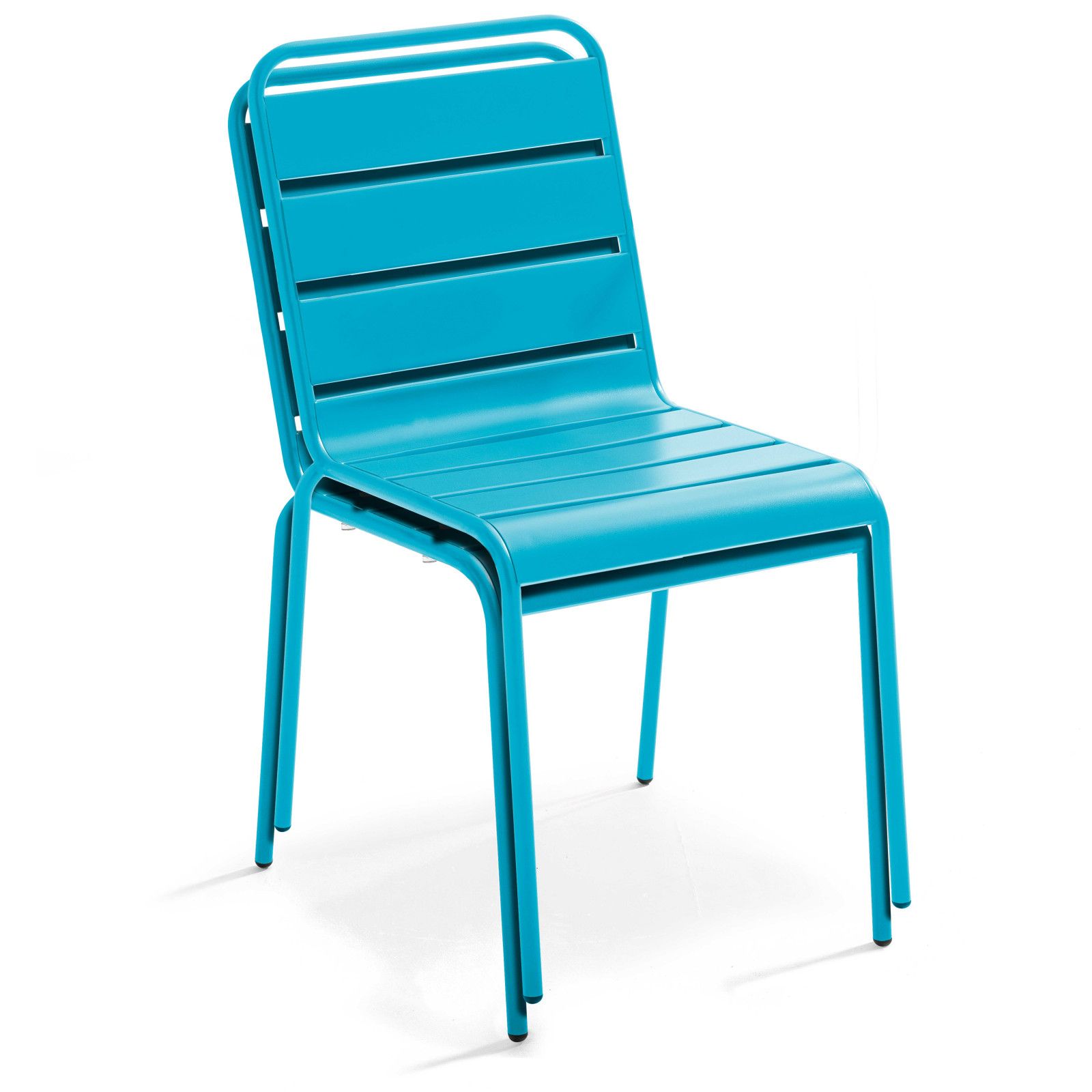 Table de jardin, 6 chaises en métal  PALAVAS
